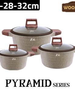 سرویس قابلمه گرانیتی مدل 8546 سایز 32 زیو ترکیه / ZIO ZCS-8546-32