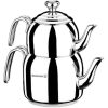 کتری و قوری مدل 057 دروپا ماکسی کرکماز ترکیه /  KORKMAZ A057 DROPPA MAXI