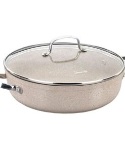 تابه چدن روکش گرانیت کرکماز کرم سایز 28 کد 1264