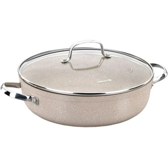 تابه چدن روکش گرانیت کرکماز کرم سایز 28 کد 1264