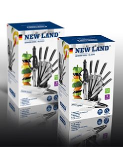 سرویس چاقو 9 پارچه نیولند مدل 2254 / NEWLAND NL2254