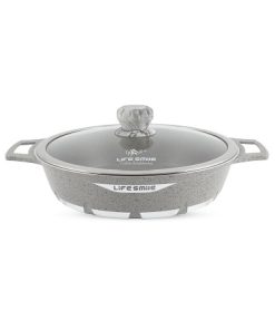 تابه تکی دو دسته سایز32 لایف اسمایل / LIFE SMILE FLCMSHR-32