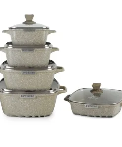 سرویس قابلمه 10 پارچه لایف اسمایل / LIFE SMILE SPF-10