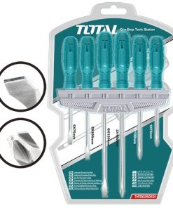 پیچ گوشتی توتال 6 عددی / TOTAL THTDC25601