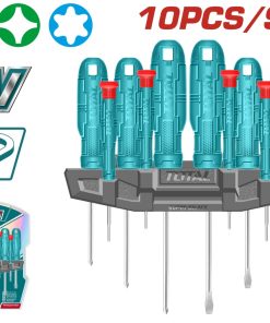 ست پیچ گوشتی 10 عددی توتال / TOTAL THTDC251001
