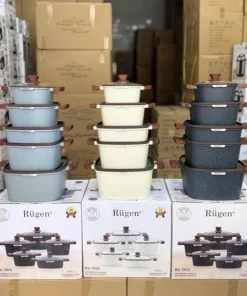 سرویس قابلمه روگن 10 پارچه مدل 7015 / RUGEN RU-7015