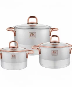 سرویس قابلمه زیو مدل 1306 سایز 24 / ZIO ZCS1306 S24